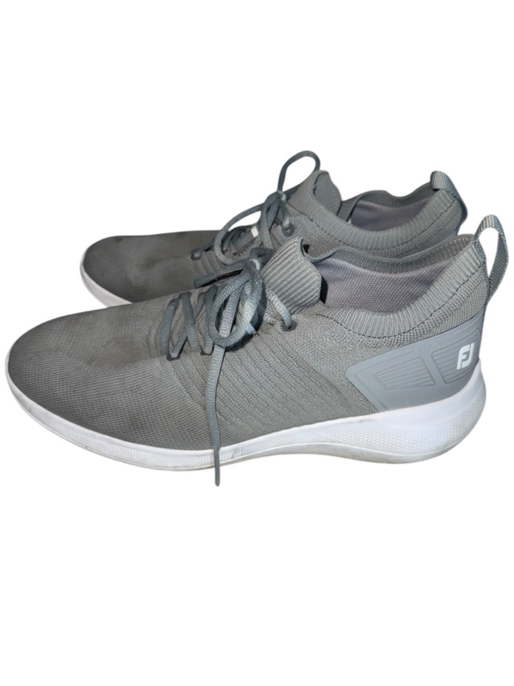 FootJoy Men's Gray Knit Lace-Up Golf Shoes 10XW